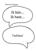Vorschau - Bildkarten - Plattdeutsch Sprechblasen - Seite 3