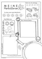 Vorschau - Arbeitsblätter - Herbstferien Rückblick differenziert für Klasse 1 2 3 4 Erzählkreis - Seite 2