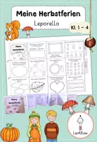 Vorschau - Arbeitsblätter - Herbstferien Leporello | Klasse 1 - 4 - Deckblatt