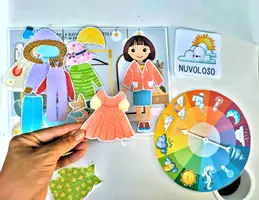 anteprima - Esercizi - 🧥 Vestiti in base al tempo – PDF stampabile a colori - Pagina di copertina
