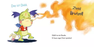 Vorschau - Text - Bilderbuch: "Diddi Drache" Bildschirmpräsentation - Seite 3