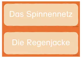 Vorschau - Arbeitsblätter - Zusammengesetzte Nomen Halloween Bildkarten Arbeitsblätter - Seite 2