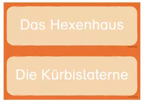 Vorschau - Arbeitsblätter - Zusammengesetzte Nomen Halloween Bildkarten Arbeitsblätter - Seite 3