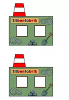 Vorschau - Fördermaterial/Inklusion - Silbenfabrik Silben lesen - editierbar - Seite 2