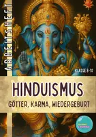 Vorschau - Stundenentwürfe - Hinduismus - Götter, Karma, Wiedergeburt - Arbeitsheft - Deckblatt