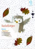 Vorschau - Mal- und Bastelvorlagen - Bastelbogen: Mobile "Eule Elisa" - Deckblatt