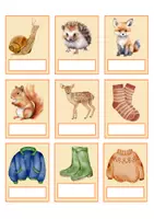 Vista previa - Tarjetas / Manipulativos - FLASHCARDS OTOÑO LECTURA GLOBAL - página 3