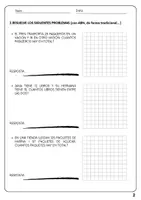 Vista previa - Refuerzo / NEE / Materiales de apoyo - Volumen I. Cuaderno de problemas con sumas exactas - página 2