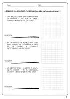 Vista previa - Refuerzo / NEE / Materiales de apoyo - Volumen I. Cuaderno de problemas con sumas exactas - página 3