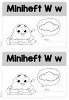 Vorschau - Arbeitsblätter - Miniheft W w - Buchstabeneinführung - Seite 2