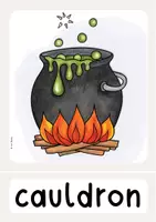 Vorschau - Bildkarten - Halloween Flashcards (Picture and Word Cards) - Seite 1