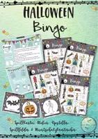 Vorschau - Spiele - Halloween Bingo Wuertschatzspill - Deckblatt