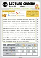 Aperçu - Texte - Fiches de lecture fluence et prosodie niveau 2 CE2 - Page 1