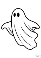 anteprima - Altro tipo di materiale - FANTASMINI da colorare - Halloween - Pagina 1