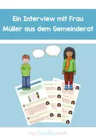 Vorschau - Merkblätter - Ein Interview mit Frau Müller aus dem Gemeinderat - Deckblatt