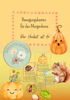 Vorschau - Stationenlernen - Materialpaket Bewegungskarten "Herbst" und "Winter" - Seite 1