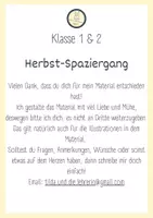 Vorschau - Arbeitsblätter - Material für einen Herbstspaziergang - Unterrichtsgang 1/2 - Seite 3