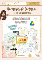 Vista previa - Hojas de trabajo - Carpeta con +40 recursos de lectura - Portada