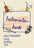 Vorschau - Arbeitsblätter - Instrumente: AB zu Video, Lösung, Vertiefung, Test - Deckblatt