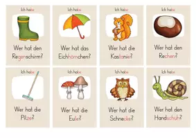 Vorschau - Spiele - Lesespiel Herbst: Ich habe, wer hat... - Seite 2