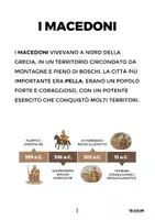 anteprima - Materiale di supporto/inclusione - Storia Facile - I Macedoni - Pagina 1