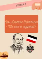 Vorschau - Stundenentwürfe - Wie das Deutsche Kaiserreich regiert wurde (Gruppenpuzzle) - Deckblatt