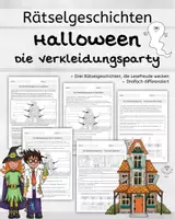 Vorschau - Arbeitsblätter - Drei gruselig-lustige Rätselgeschichten – dreifach differenziert - Deckblatt