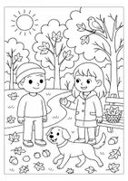 Vorschau - Arbeitsblätter - Hören und Malen Herbst - Hörverstehen Deutsch Klasse 1 & Klasse 2 - Seite 3