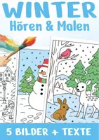 Vorschau - Mal- und Bastelvorlagen - Hören und Malen Winter - Hörverstehen Deutsch 1. Klasse & 2. Klasse - Deckblatt