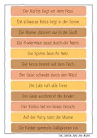 Vorschau - Fördermaterial/Inklusion - Halloween Arbeitsmaterial - 4-fach differenziert + Englisch + Plakat - Seite 3