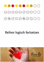 Vorschau - Arbeitsblätter - Reihen logisch fortsetzen - Logikrätsel Arbeitsblätter - Deckblatt