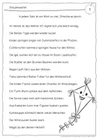 Vorschau - Arbeitsblätter - Leseheft Herbst (Herbstliches Leseheft) - Klasse 4 - Seite 3