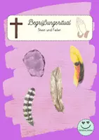 Vorschau - Bildkarten - Ritual Religion: Feder und Stein - Deckblatt