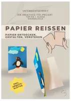 Vorschau - Stundenentwürfe - Papier reissen - Papier entdecken, gestalten -Unterrichtsplanung - Deckblatt