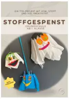 Vorschau - Mal- und Bastelvorlagen - Gespenst aus Stoff basteln zu Halloween/Gespenstergeschichten - Deckblatt