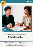 Aperçu - Feuilles d'exercices - Description d’image A1 – Recherche d’emploi (FLE / adultes, enseignement secondaire supérieur) - Page de couverture
