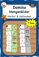 Vorschau - Spiele - BUNDLE Dominos Mathe Klasse 1 + 2 - Paket für die Freiarbeit - Seite 1