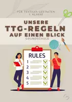 Vorschau - Arbeitsblätter - TTG-Zimmer-Regeln-Heft 1. Klasse - Deckblatt