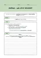 Vorschau - Arbeitsblätter - Deutsch – Zeitformen verstehen und anwenden - Seite 1