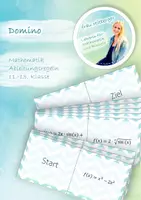 Vorschau - Spiele - Domino zu Ableitungen und den Ableitungsregel - Deckblatt