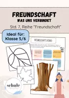 Vorschau - Stundenentwürfe - Was uns verbindet - Komplette Stunde + tabel. Verlauf, 5/6 - Deckblatt