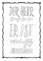 Vorschau - Mal- und Bastelvorlagen - Oster-Poster "der Herr ist auferstanden" - Seite 1
