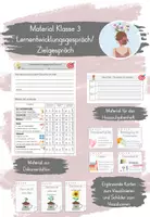 Vorschau - Arbeitsblätter - Lernentwicklungsgespräch Klasse 3 Materialpaket - Deckblatt