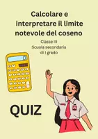 anteprima - Quiz - Calcolare il limite notevole del coseno: quiz - Pagina di copertina