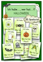 Vorschau - Arbeitsblätter - Materialpaket Halloween für Klasse 1-3 - Seite 1