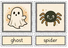 Vorschau - Arbeitsblätter - Halloween - Flashcards & Worksheets - Seite 3