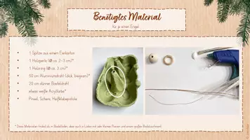 Vorschau - Mal- und Bastelvorlagen - Weihnachten Basteln - Engel aus Eierkarton - Seite 2