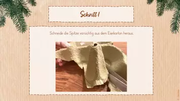Vorschau - Mal- und Bastelvorlagen - Weihnachten Basteln - Engel aus Eierkarton - Seite 3