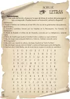 Vista previa - Unidades / Secuencias / Situaciones de Aprendizaje - SOPA DE LETRAS EDAD MEDIA 5º - Portada