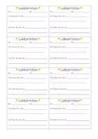 Vorschau - Anderer Materialtyp - Lobkärtchen - Deckblatt